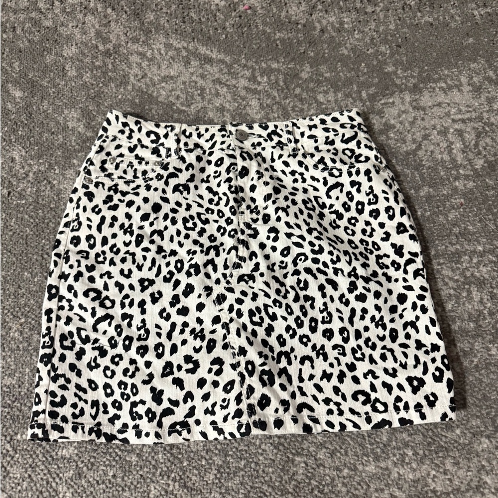 Leopard Print Skirt